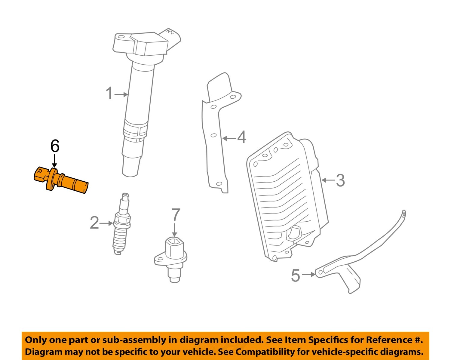 TOYOTA OEM 08-22 Avalon Electrical Ignition System-Crnkshft Sensor 90919A5004