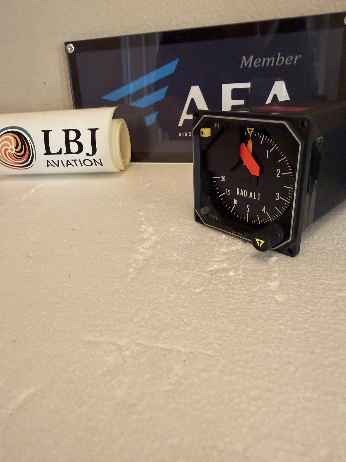 Collins Radio Altimeter Indicator 339H4, P/N 622-1204- 003 w/Overhauled 8130-3