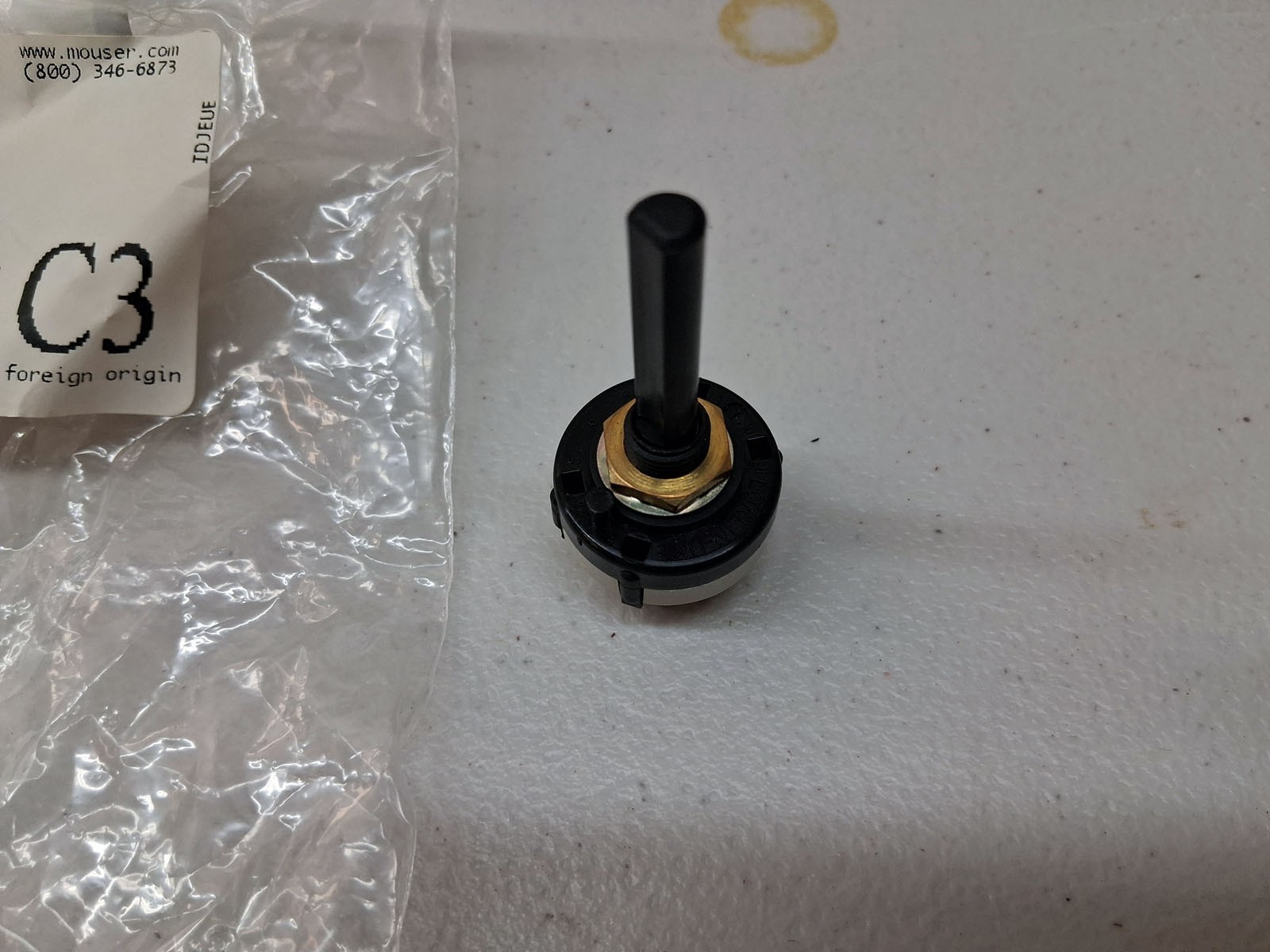 Lot of 3 NOS Lorlin 10WA125 CK1025 Rotary 2 Pole 6 Position Switches