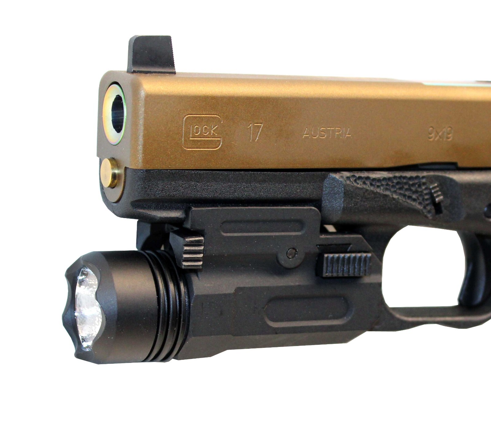 Trinity 300 lumens flashlight for Springfield Armory XD handgun.