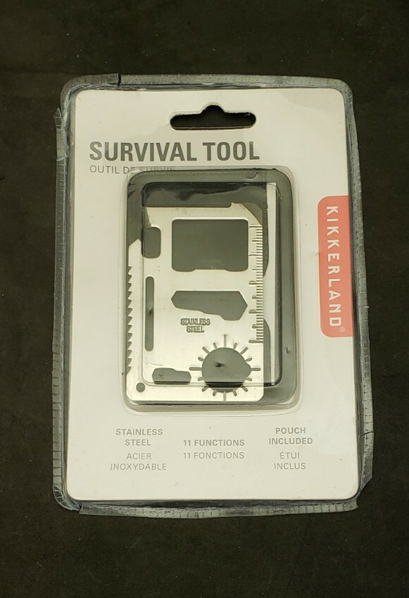 Kikkerland Classic Multi-Survival Tool - Saw Blade/Opener/Ruler/Wrench #CD401