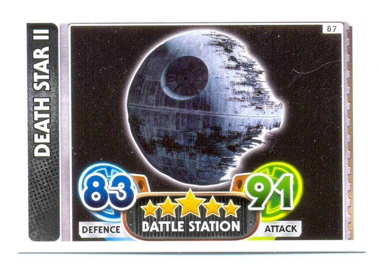 Topps 2015 Star Wars Force Attax - Force Awakens # 87 - Death Star II