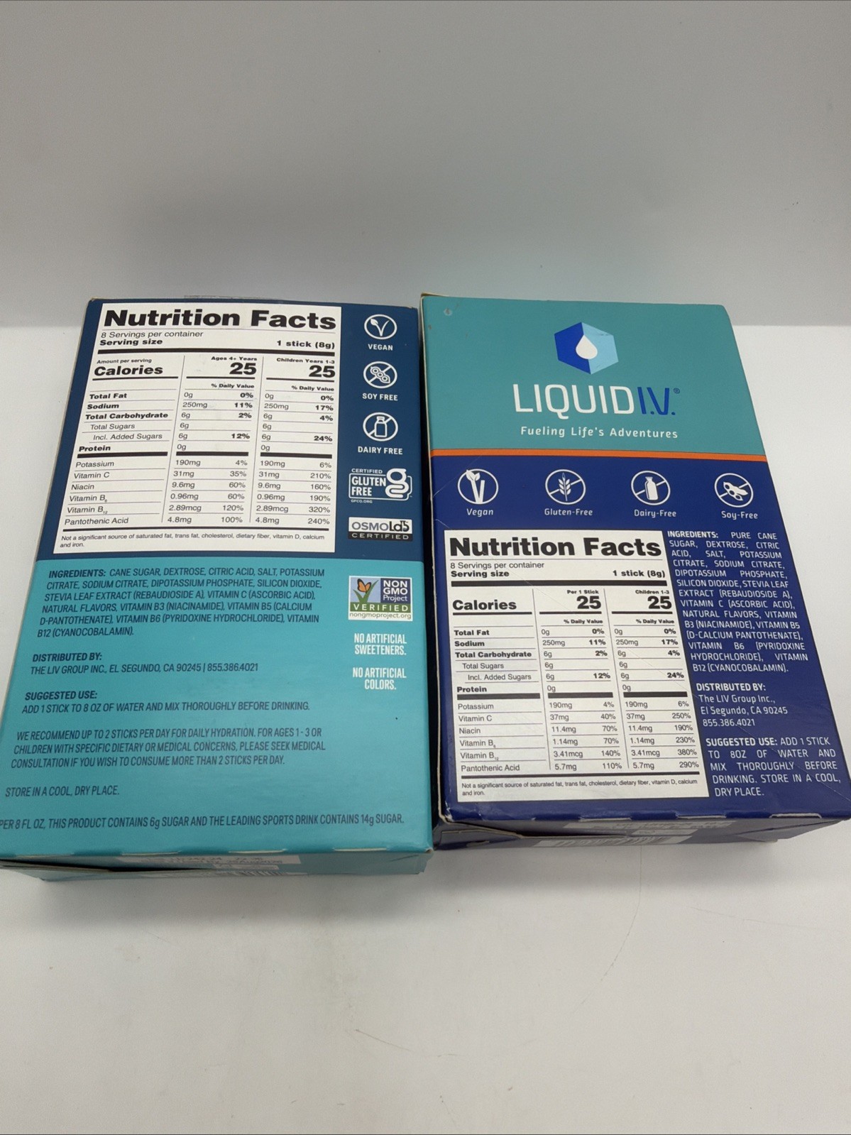 (2) Liquid I.V. Hydration Multiplier Electrolyte Drink Mix Kid Punch COMBINESHIP