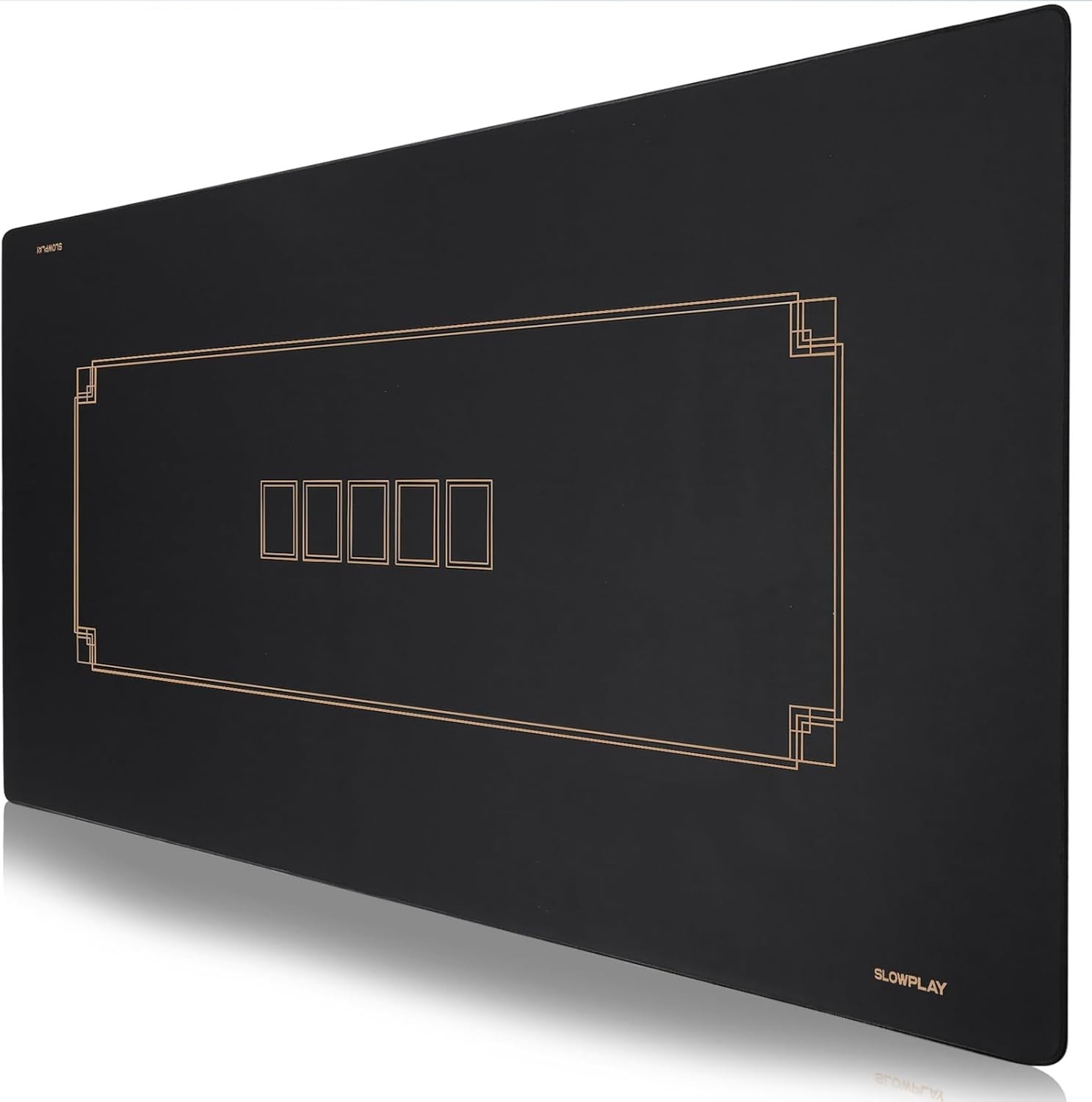 Godel Texas Hold'em Poker Mat 94x47 Inch - Waterproof & Portable for Game Nights