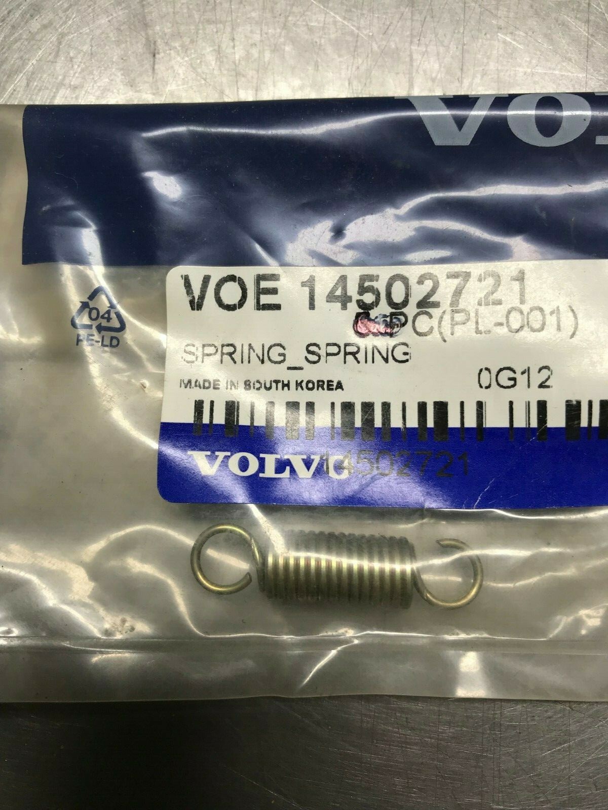 14502721  GENUINE Volvo   SPRING  VOE14502721