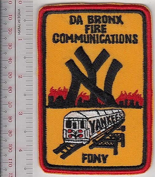 New York City NYC Fire Department Fire Communications Yankees Bronx, NO TARIFF
