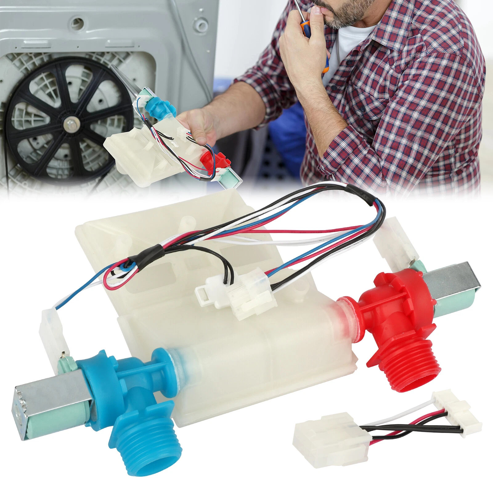 W11210459 Washer Washing Machine Water Inlet Valve W10701459 W10838319 W10869799