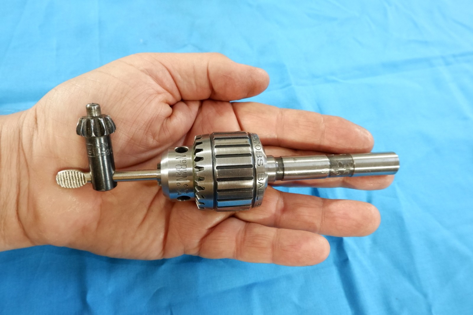 Jacobs Ball Bearing Super Chuck No. 8 1/2N, 0 to 1/4" capacity, Hartford, USA