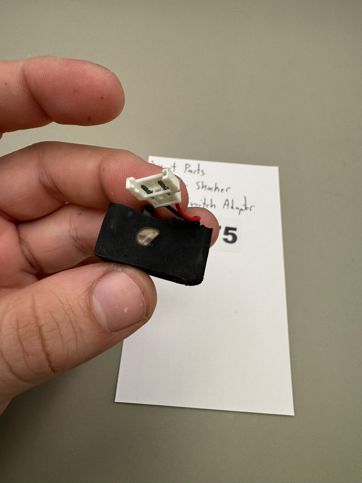 Smart Parts Shoe Box Shaker On/Off Switch Alert