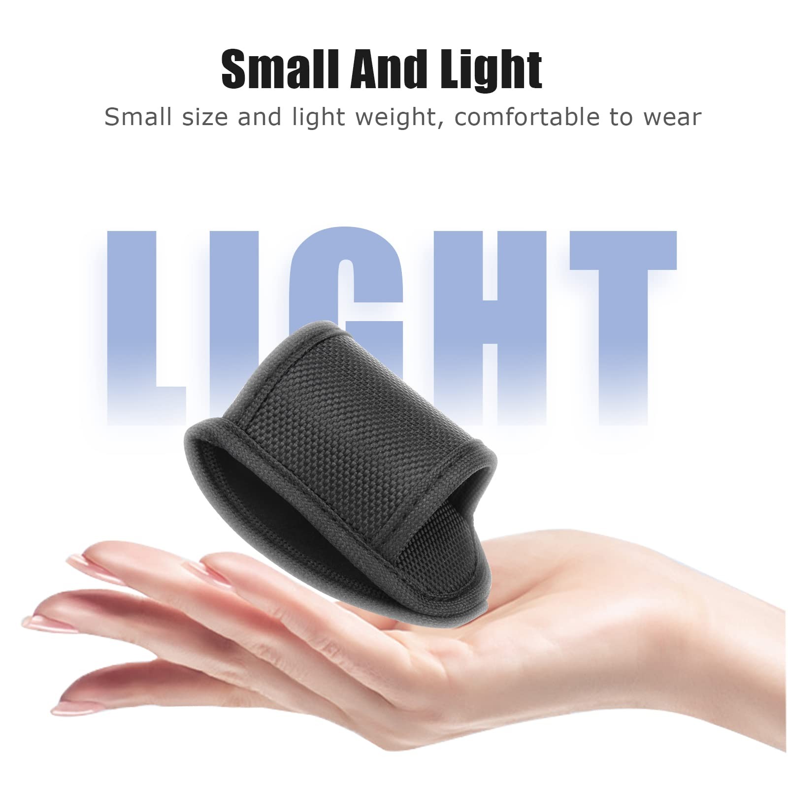 Flashlight Holster for Duty Belt, Open Top D Cell 1 Pack, Black 1 Pack