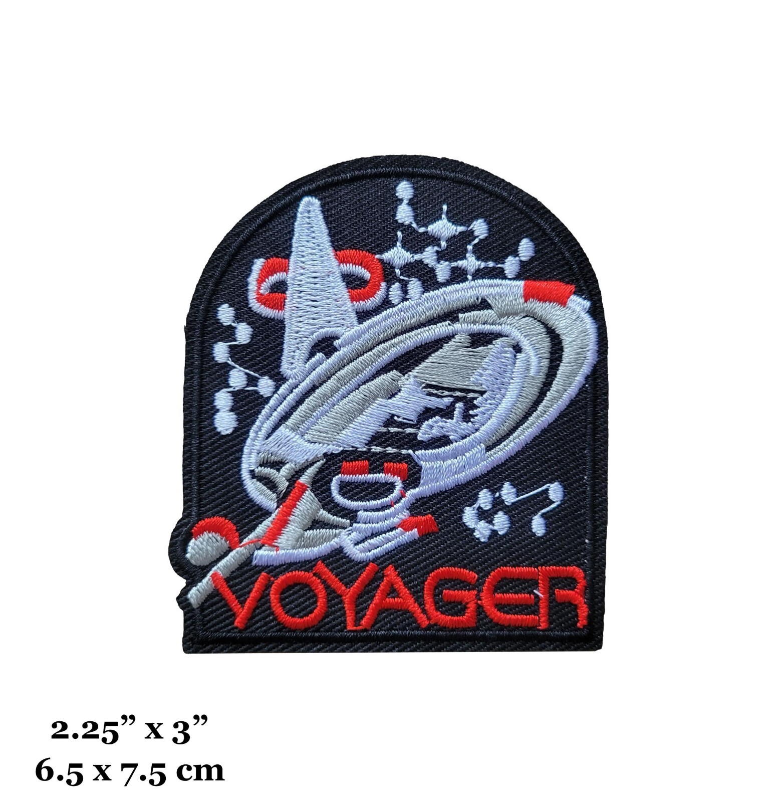 Star Trek Voyager Ship Logo Embroidered Iron On Patch