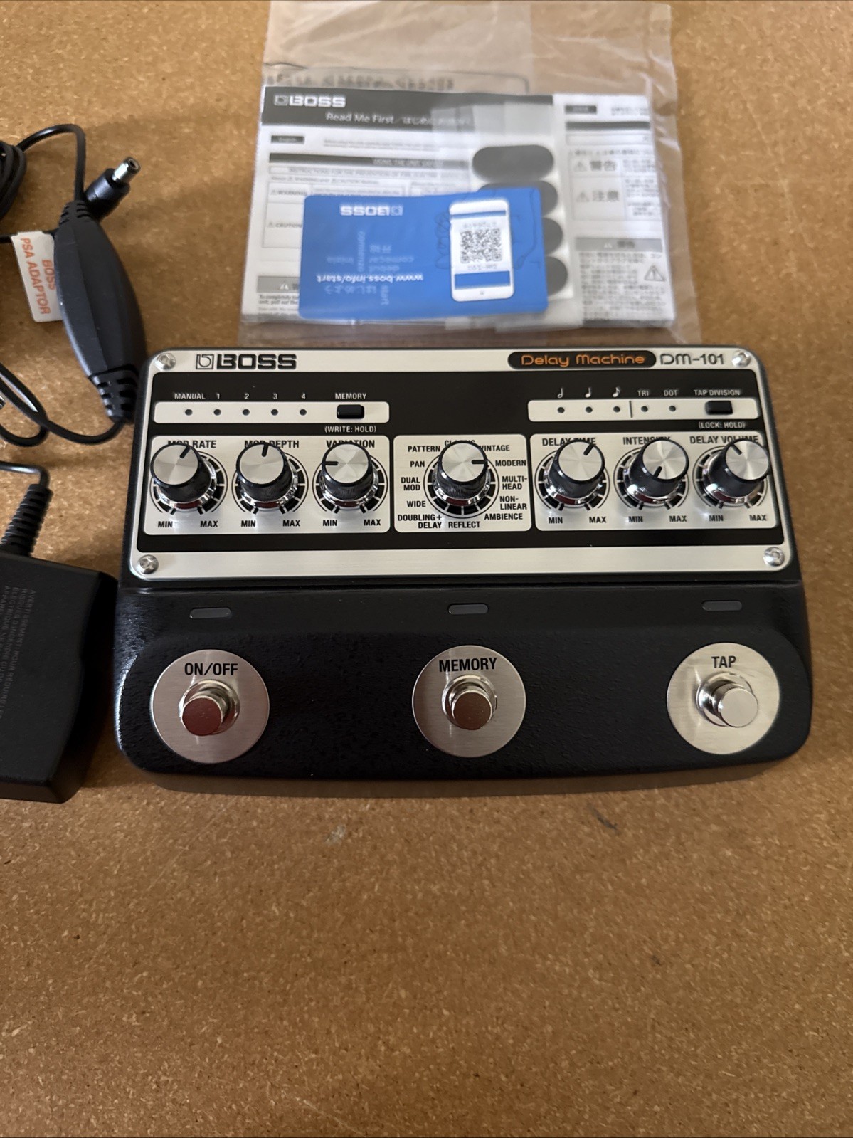 Boss DM-101 Delay Machine Pedal - Open Box