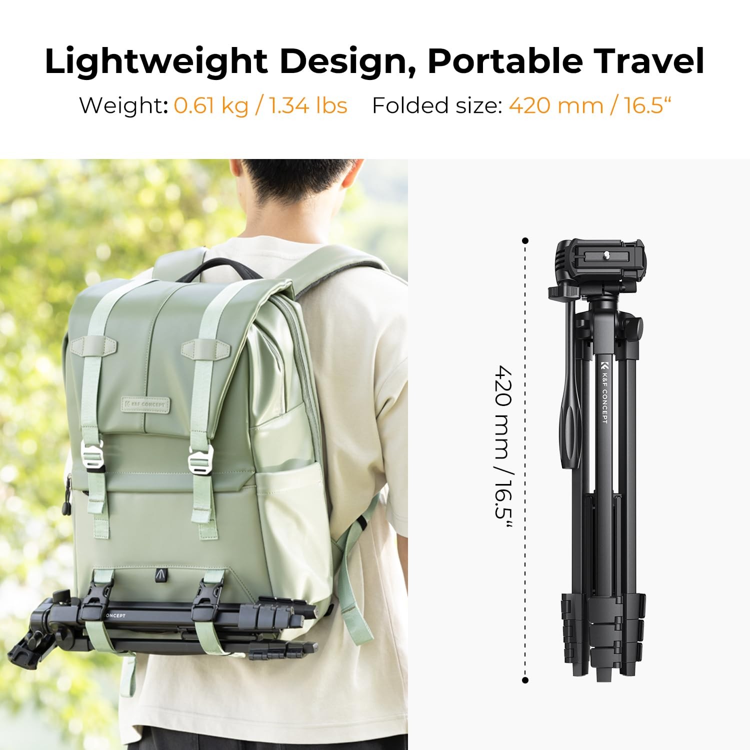 60'' Portable Travel Tripod.