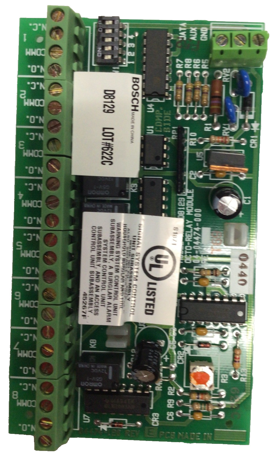 Bosch Security System D8129 Octo-Output Relay Module Control Board OctoRelay