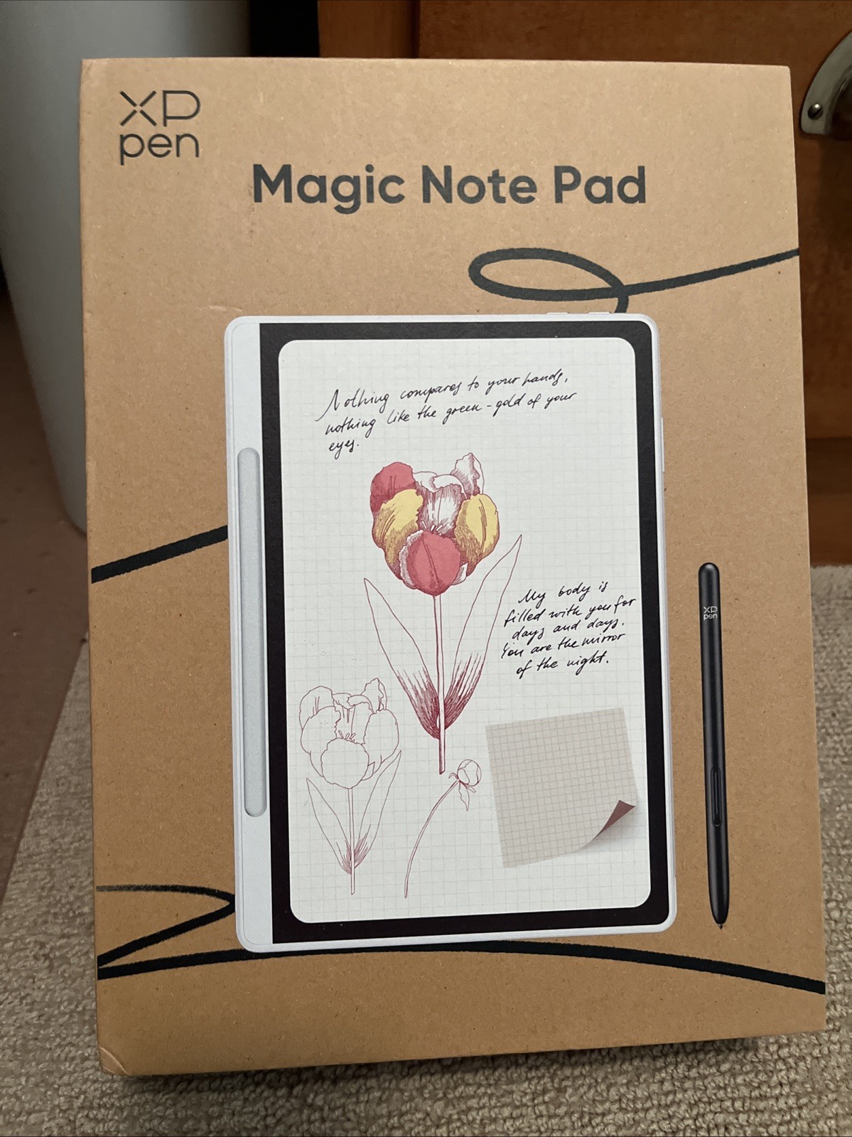 XP-Pen Android Magic Note Pad Notebook Paper Writing Tablet 10.95'', all OEM acc