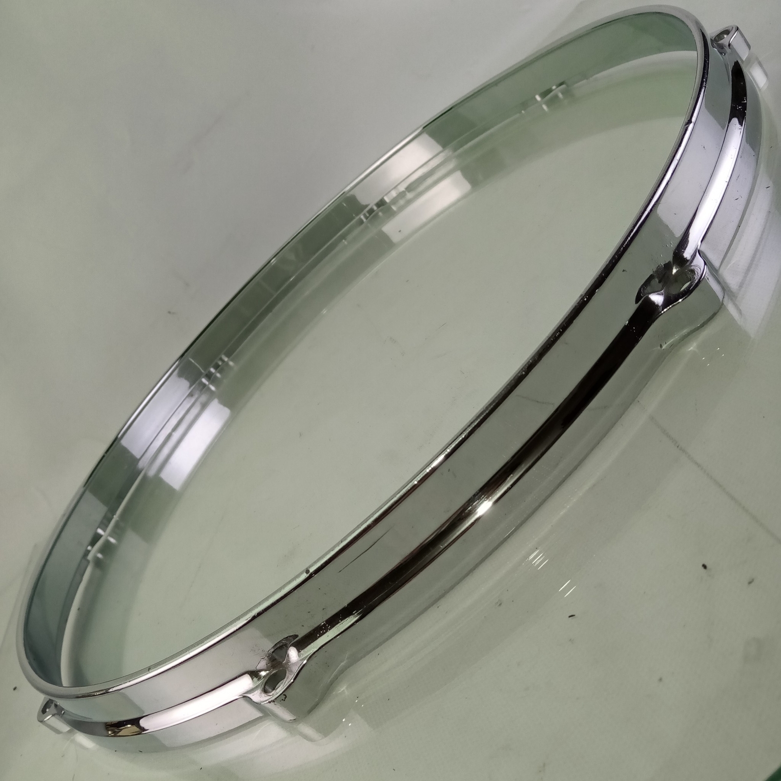 Gretsch 16"Die-Cast 8Lug Floor Tom Drum Rim Hoop Vintage 70s Chrome SSB StopSign