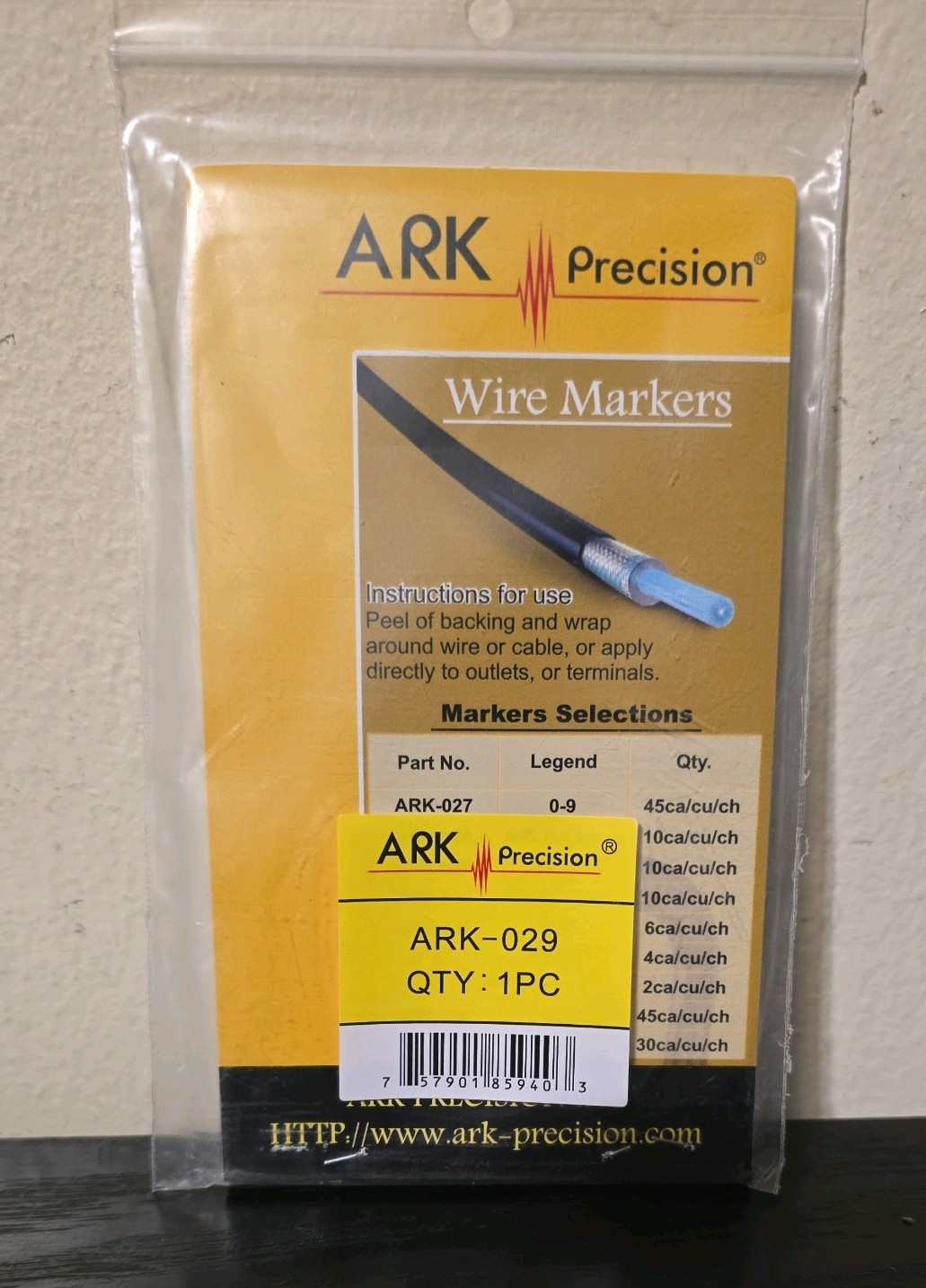 BRAND NEW 1 ARK Precision Wire Markers Pocket Pack Marker Book