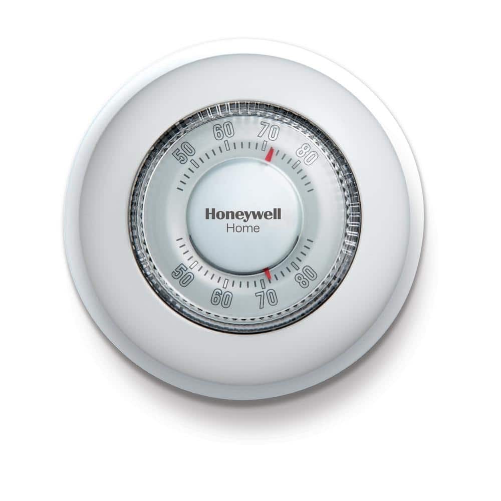 Honeywell Home Round Non-Programmable Thermostat w/ 1H Heating, Manual Control