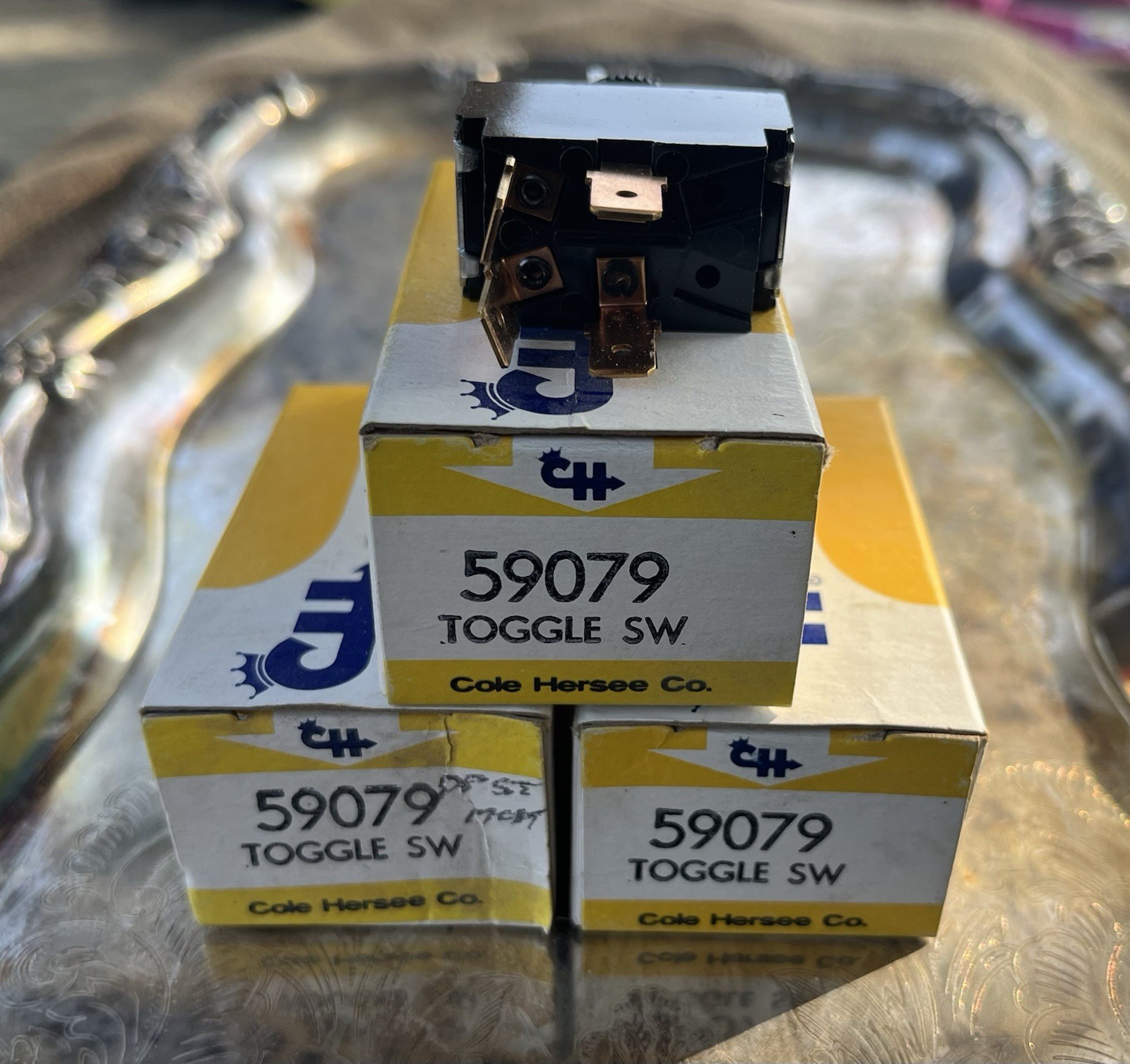 3  Multi Function Toggle Switches Cole Hersee  59079 New In Box