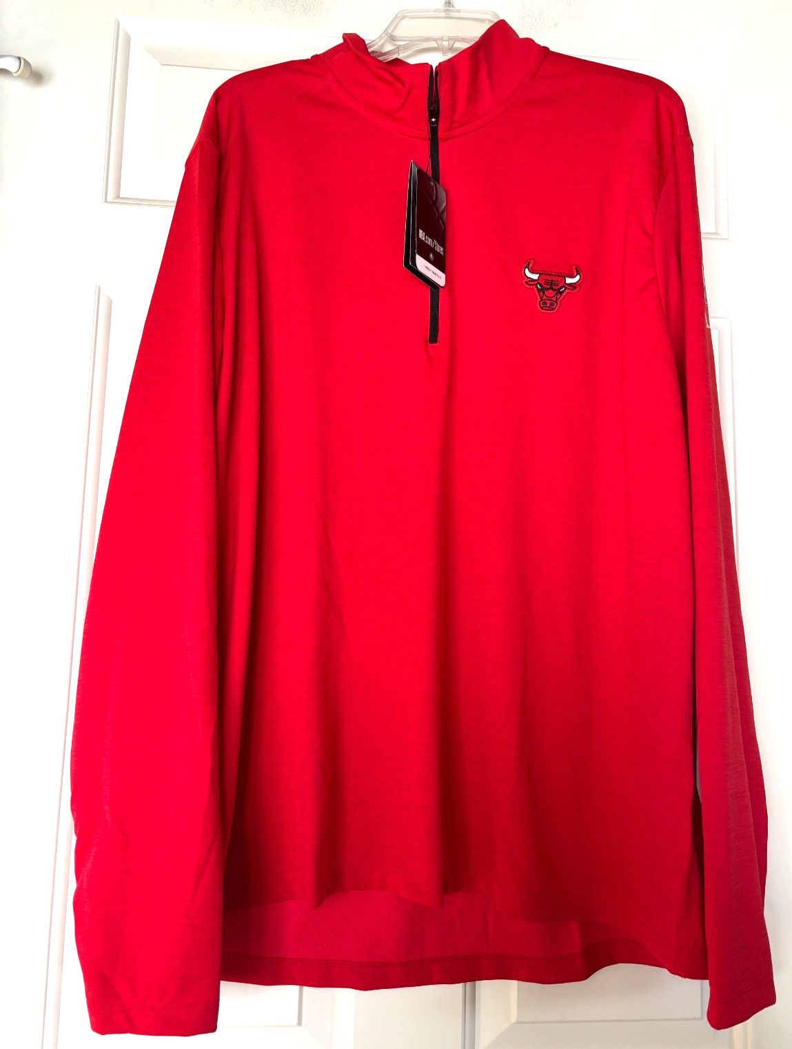 Nike Quarter Zip Shirt Chicago Bulls Red Size Mens XXL NWT $70