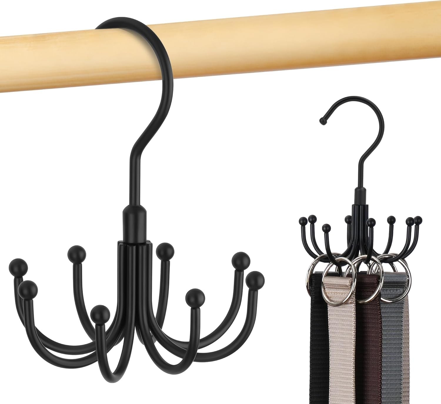 Belt Hanr, Rotatable Belt Organizer for Closet, Accories Ra, Space