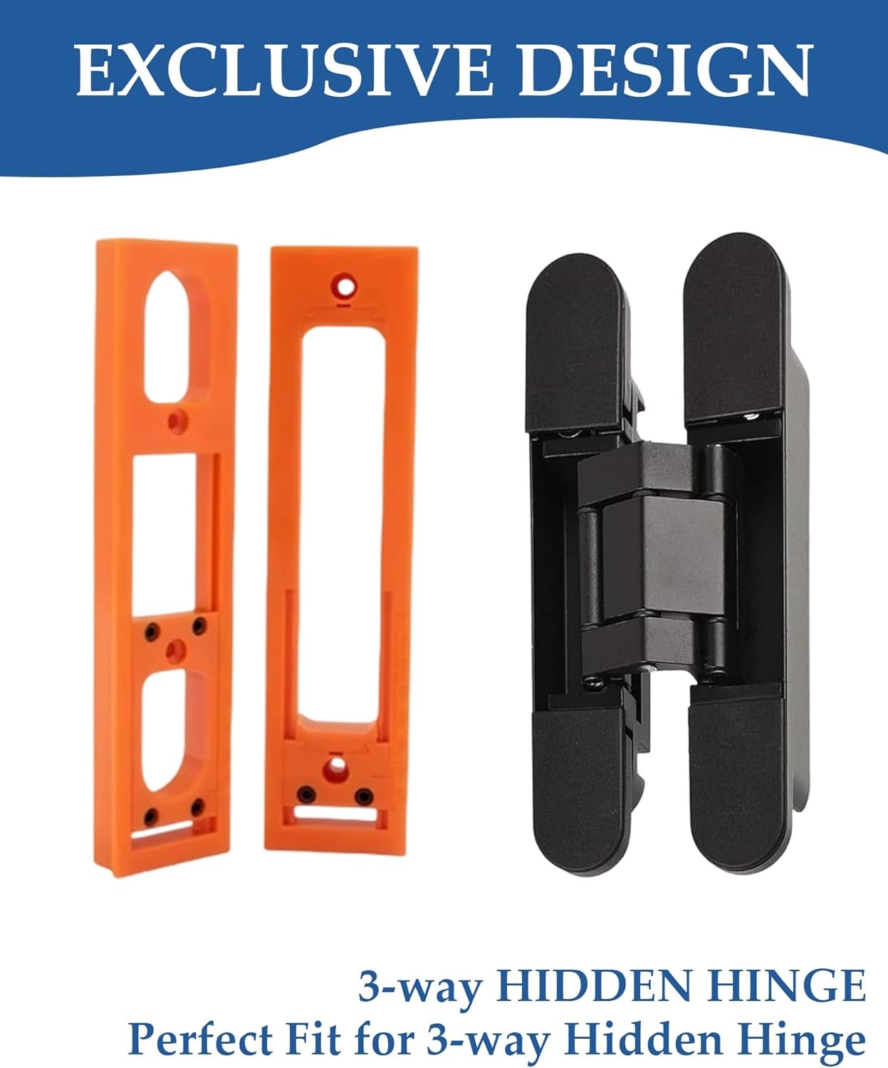 5.5-Inch Hidden Hinge Mortiser Template Invisible Hinge Router Guide for Door