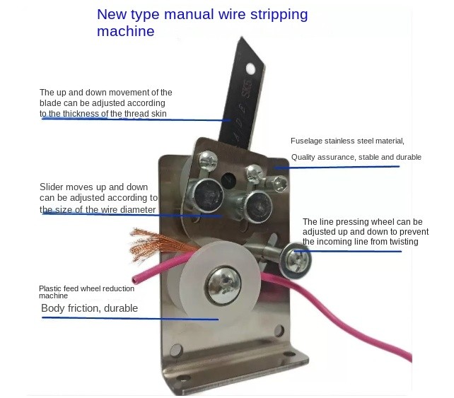 Mini Manual Wire Stripping Machine Portable Cable Peeling Stripper Tool