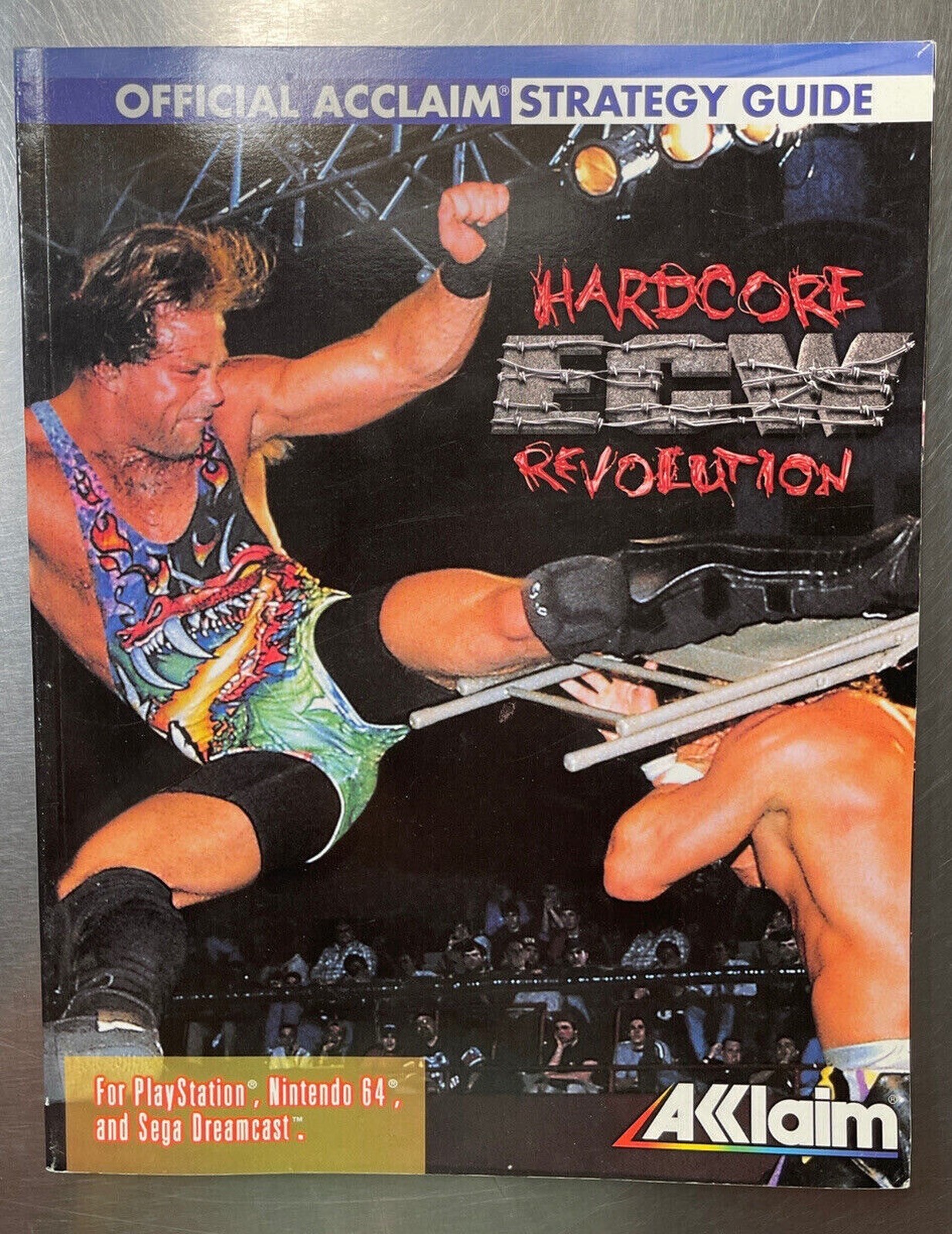 Ecw Hardcore Revolution Aklaim Strategy Guide Good Used Condition