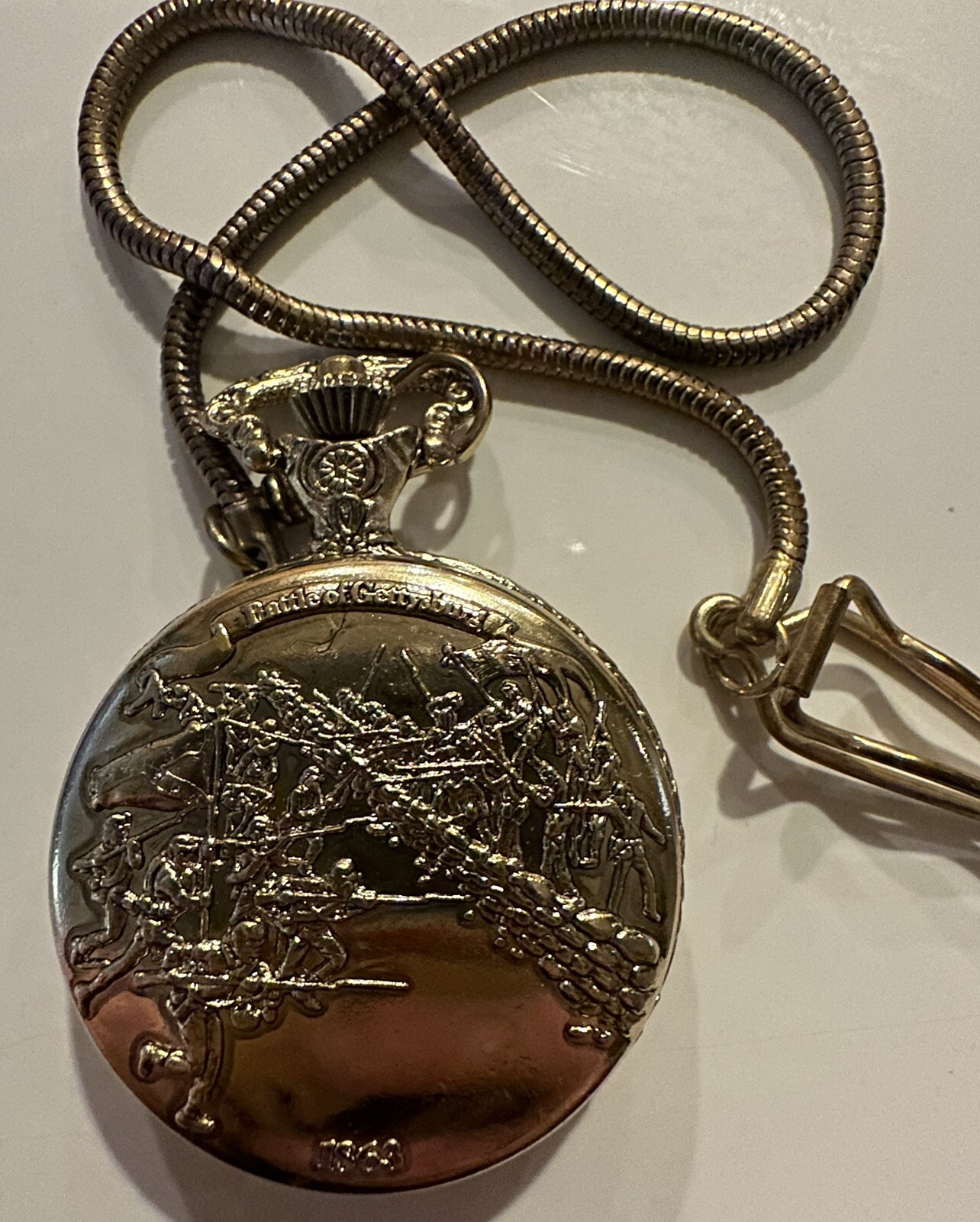 Men's Vintage Mechanical Pocket Watch-Working-Robert E Lee-Ulysses S Grant