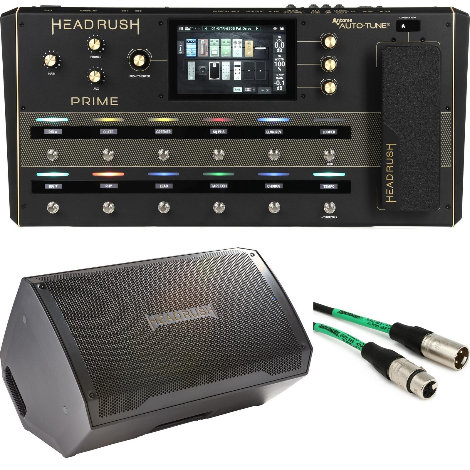 Headrush Prime Guitar Multi-effect/Amp Modeler/Vocal Processor Unit and