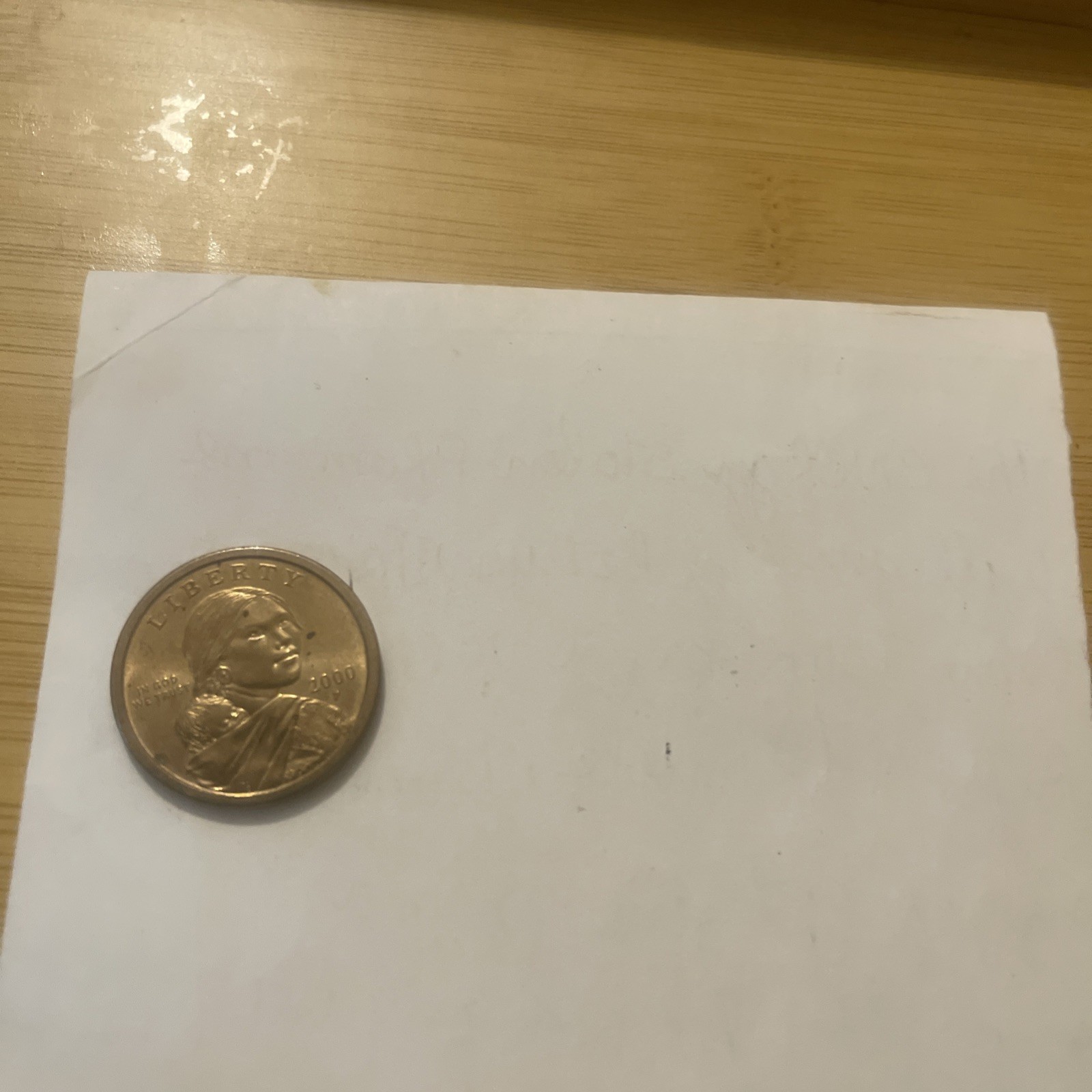 SACAGAWEA 1621 Wampanoag Treaty USA $1 Dollar Coin Gold Color 2011 D  VERY RARE