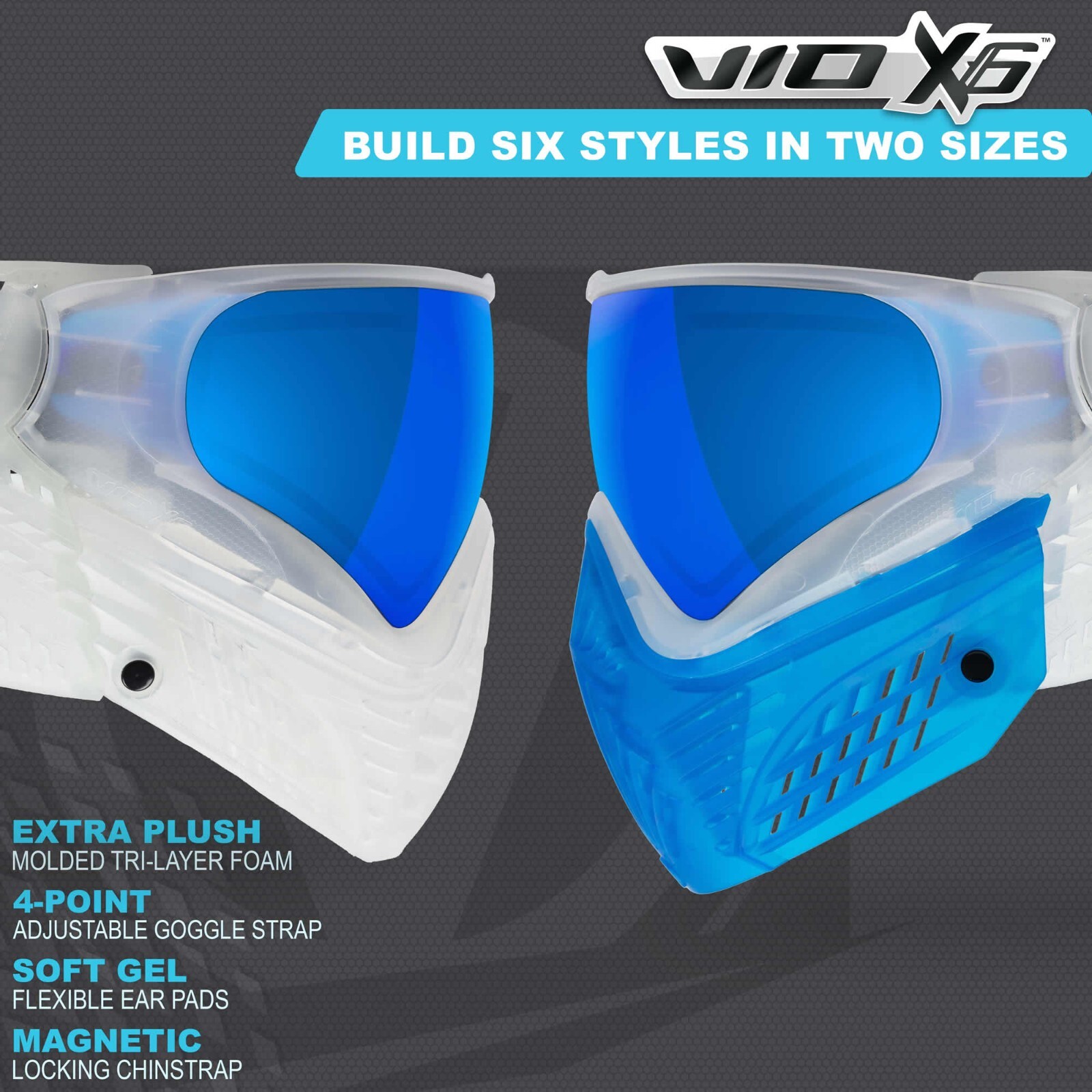 Virtue Vio X6 Goggle - Clear Ice
