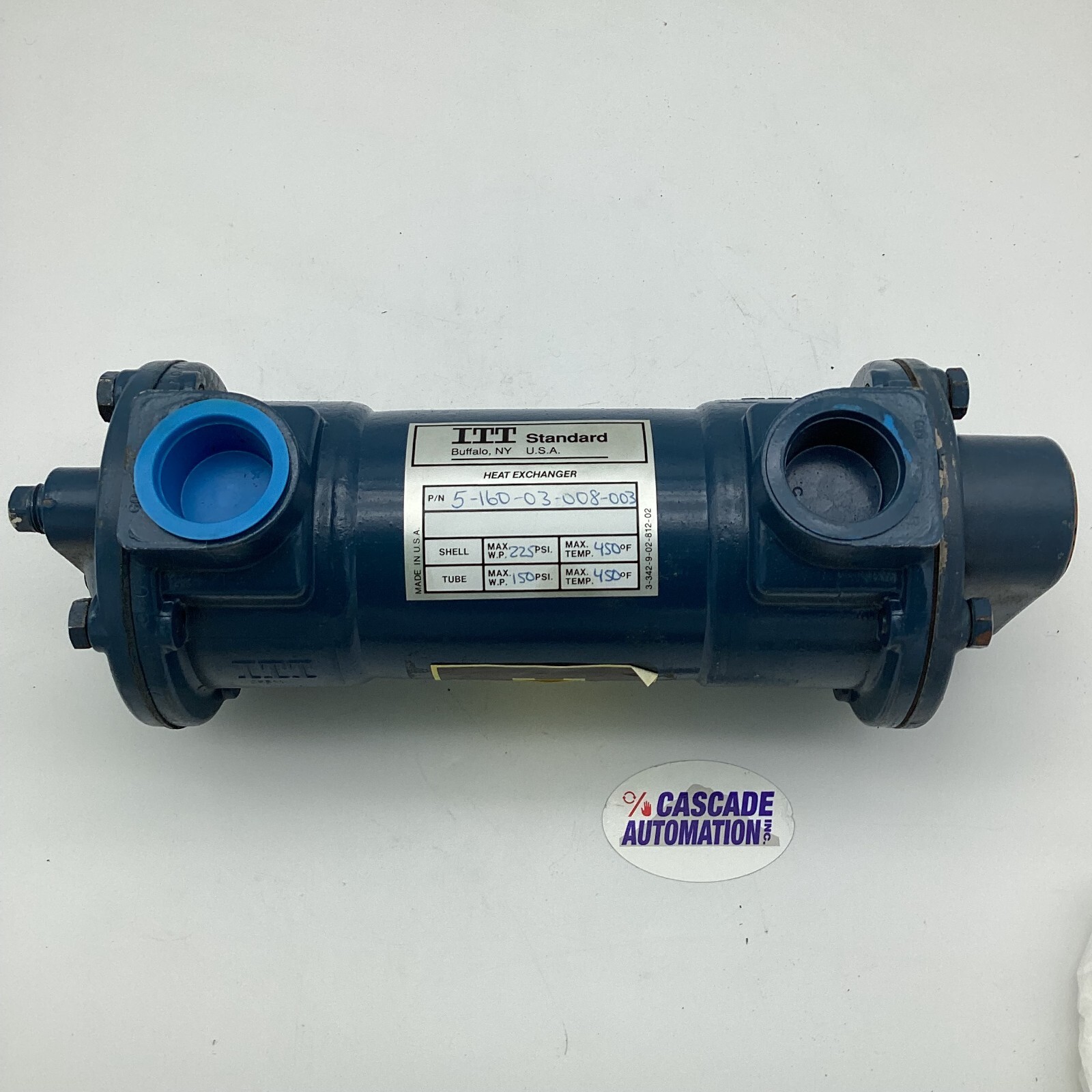 ITT STANDARD HEAT EXCHANGER 5-160-03-008-003