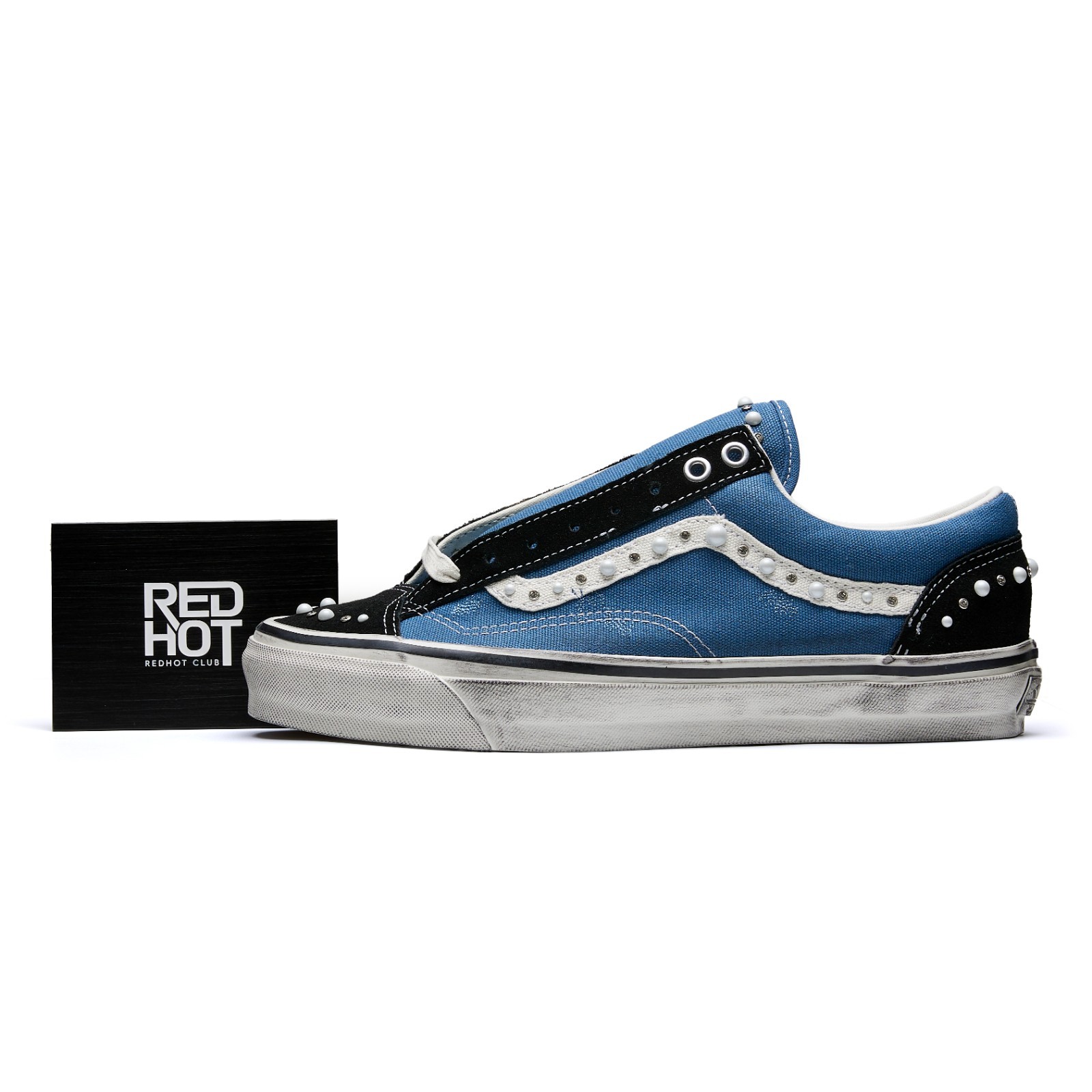 Vans Old Skool 36 LX Pearlized Pack-Black Navy VN000E8VYA6 Ship Now