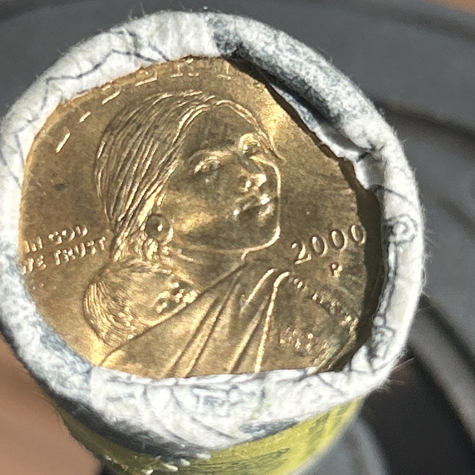 2000-P $1 Sacagawea Native American Dollar Mint Roll
