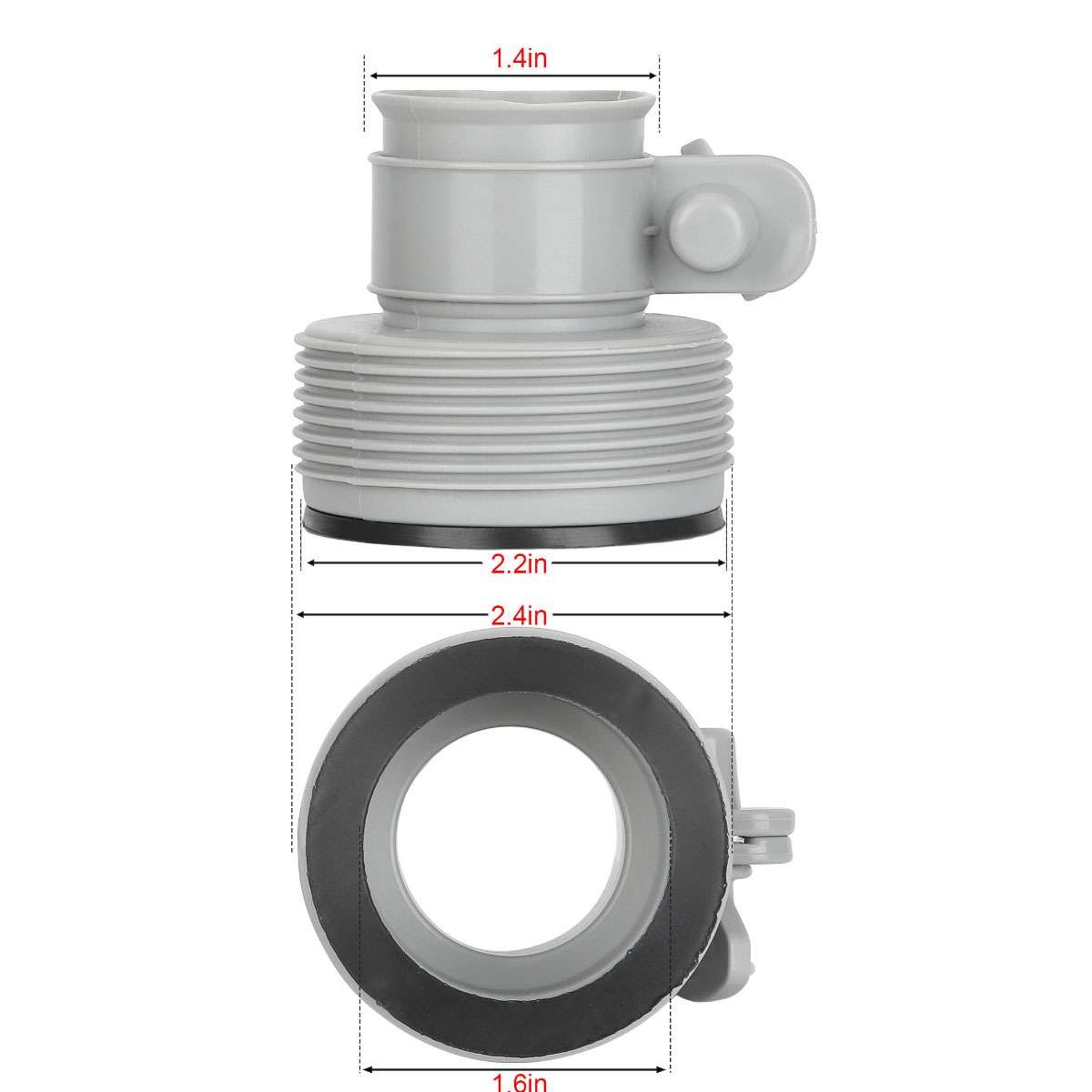 1/2/4PCS For Intex Replacement Hose Adapter Pool Filter Pump Conversion Fitting