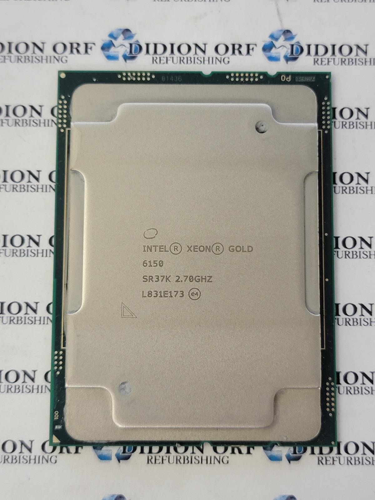INTEL Xeon Gold 6150 SR37K 2.70 GHz 24.75 MB L3 Cache 165 W  SKU 14856