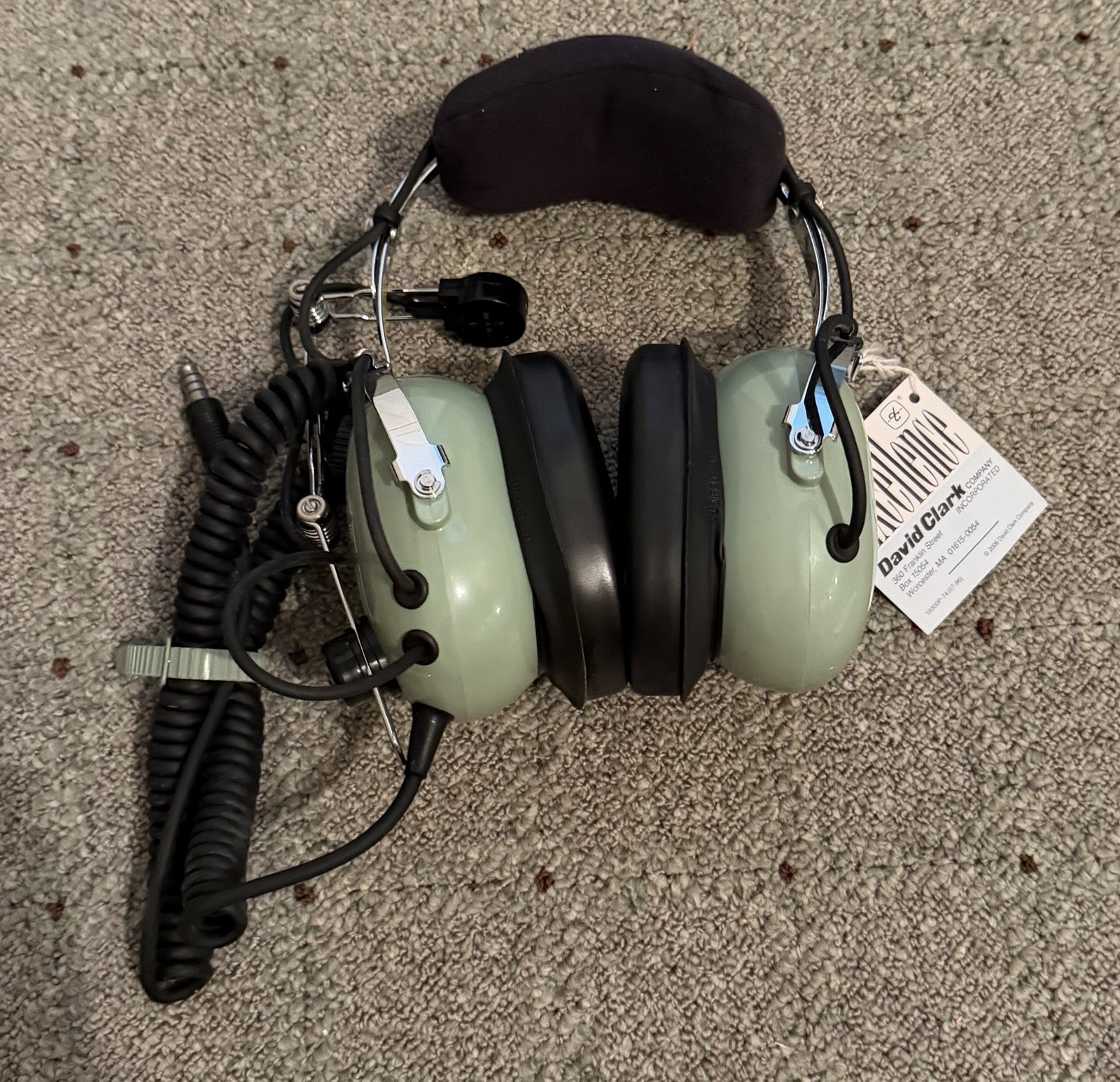 David Clark Aviation Headset – Excellent Condition