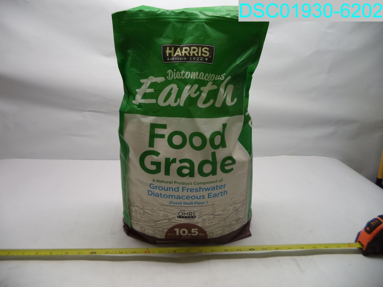 QTY=10.5LBS: Harris 100% Organic Food Grade Diamateous Earth Powder 072725003680