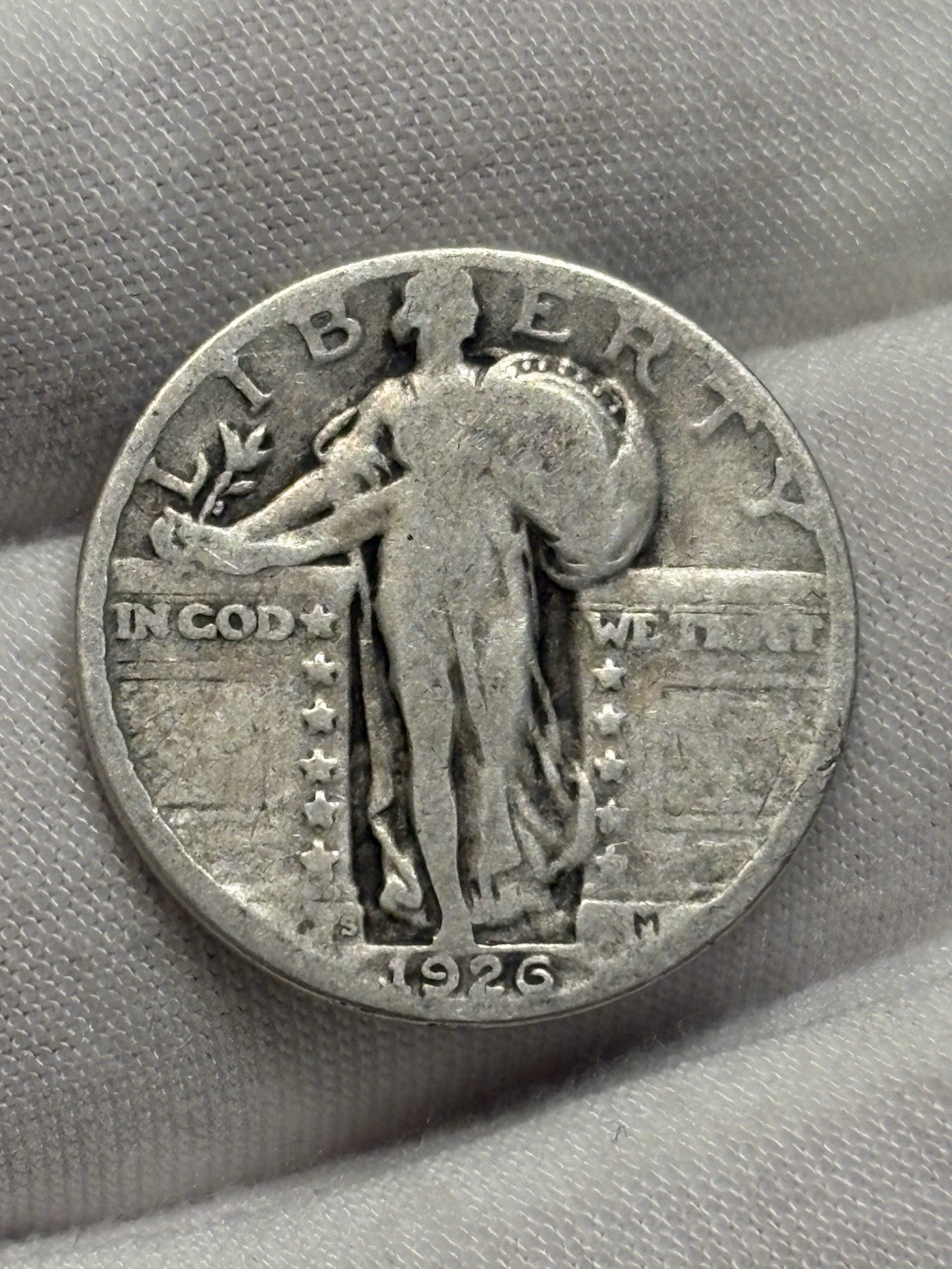 1926-S 25C Standing Liberty Quarter