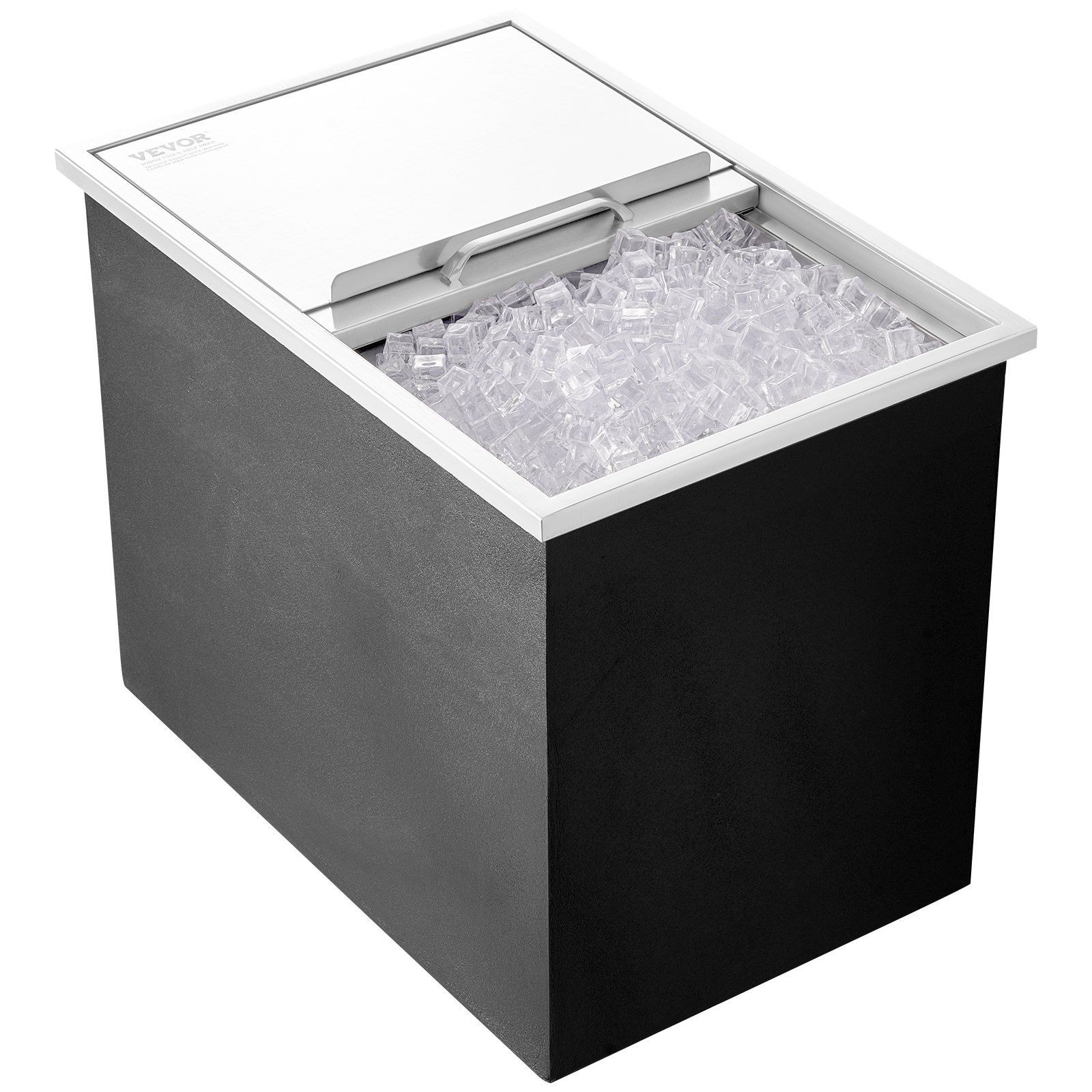 PU Foam-Insulated Ice Chest: 20mm, 115.7QT, Stainless Steel, for Bars & Hotels