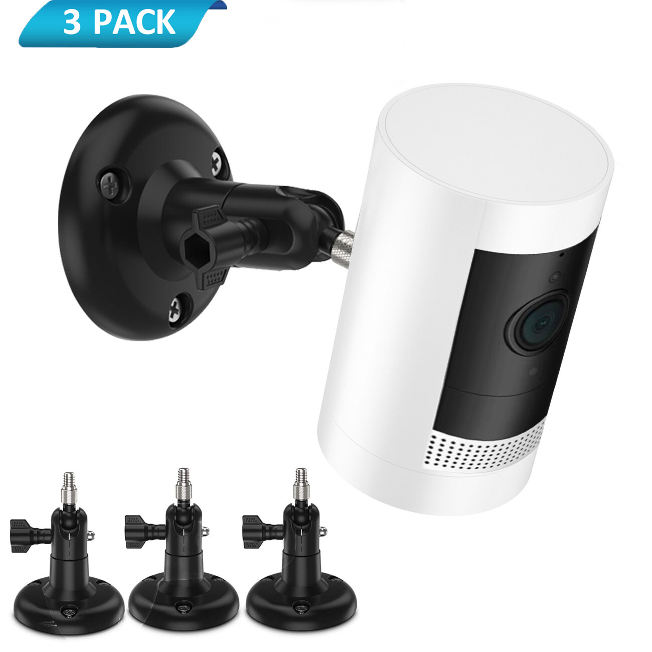 HOLACA Wall Mount for Ring Stick Up Cam Battery/ Elite HD Security Camera 3pack