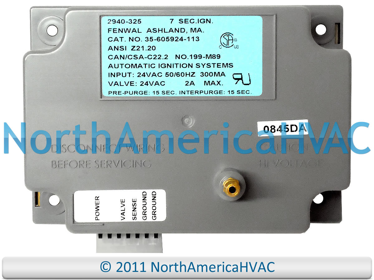 OEM Gas Furnace Control Board Replaces York Coleman Luxaire 2940-325 2940-3251
