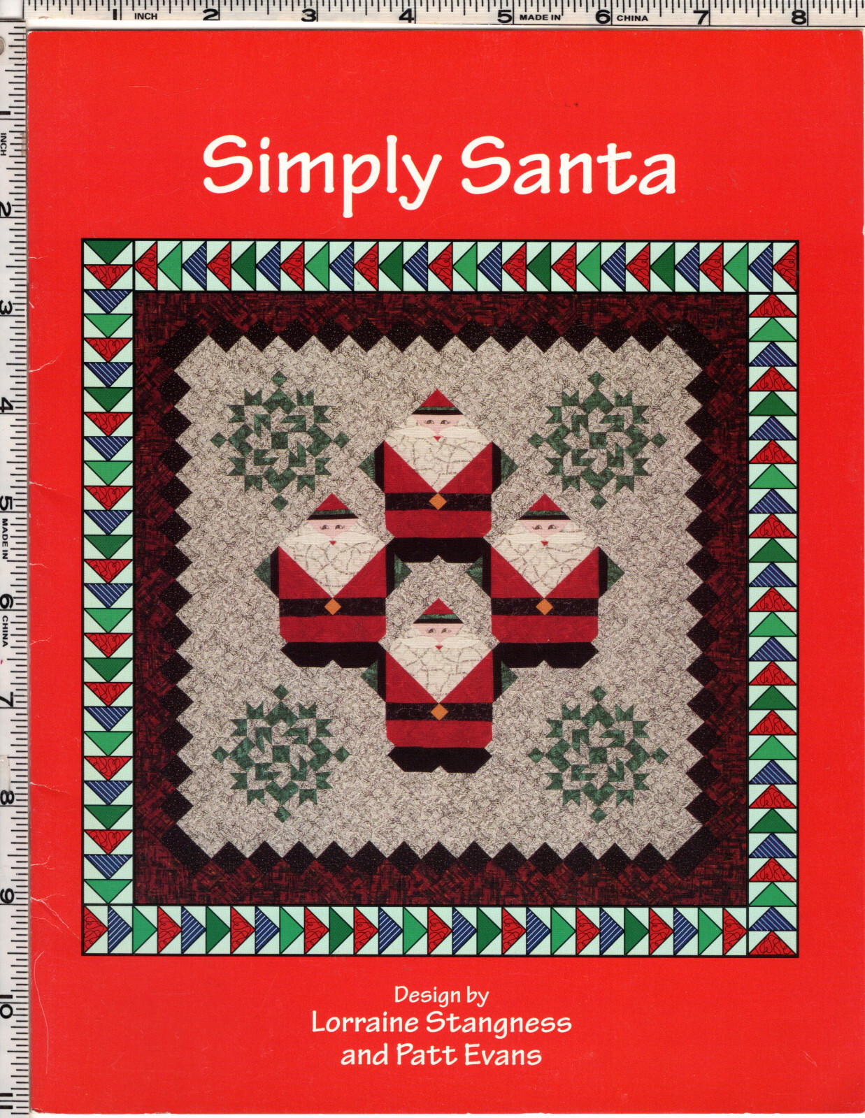 "Simply Santa" ©1994 Country Creations Quilting Sewing Piecing Leaflet