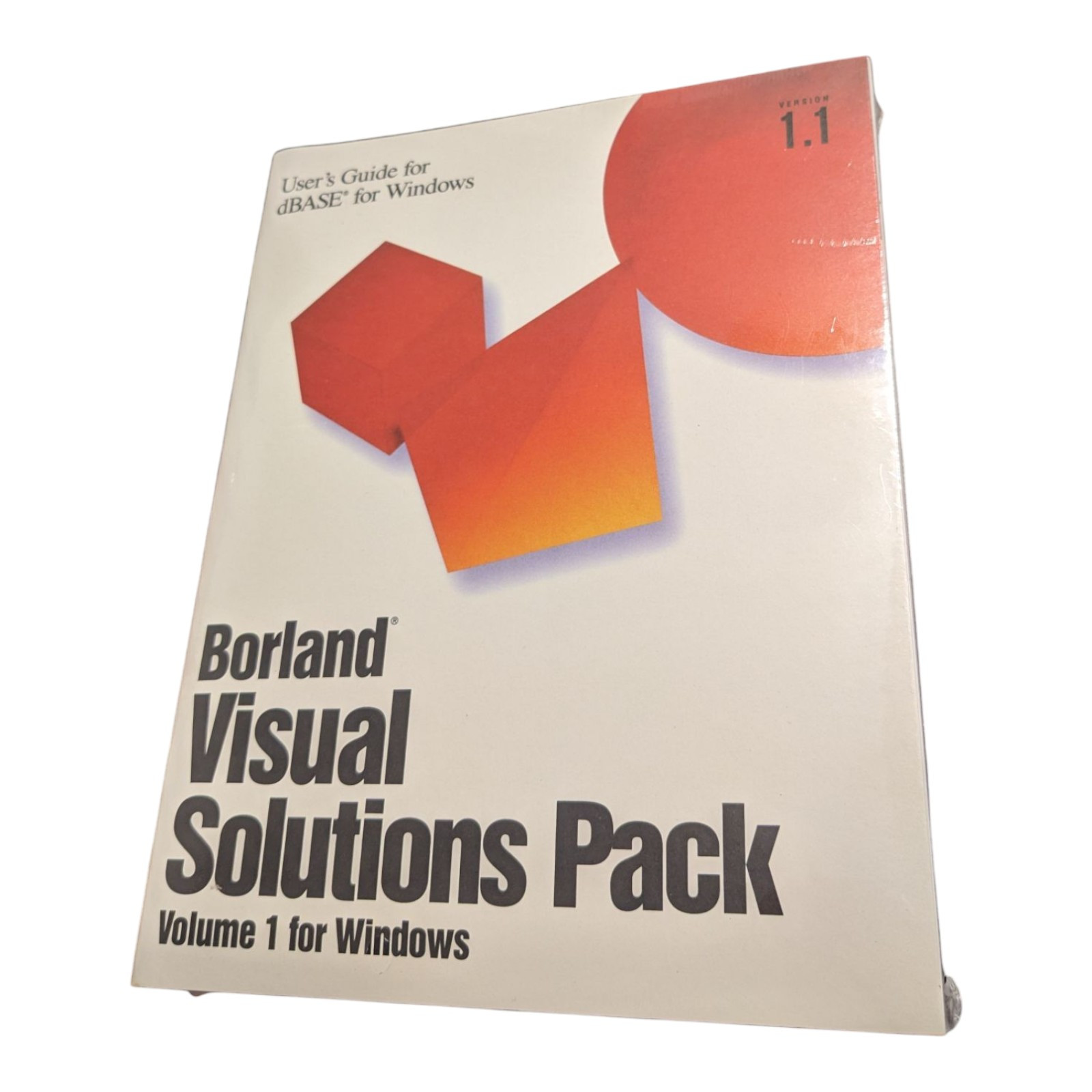 NEW Borland Visual Solutions Pack Volume 1 Windows User's Guide For dBase 1.1