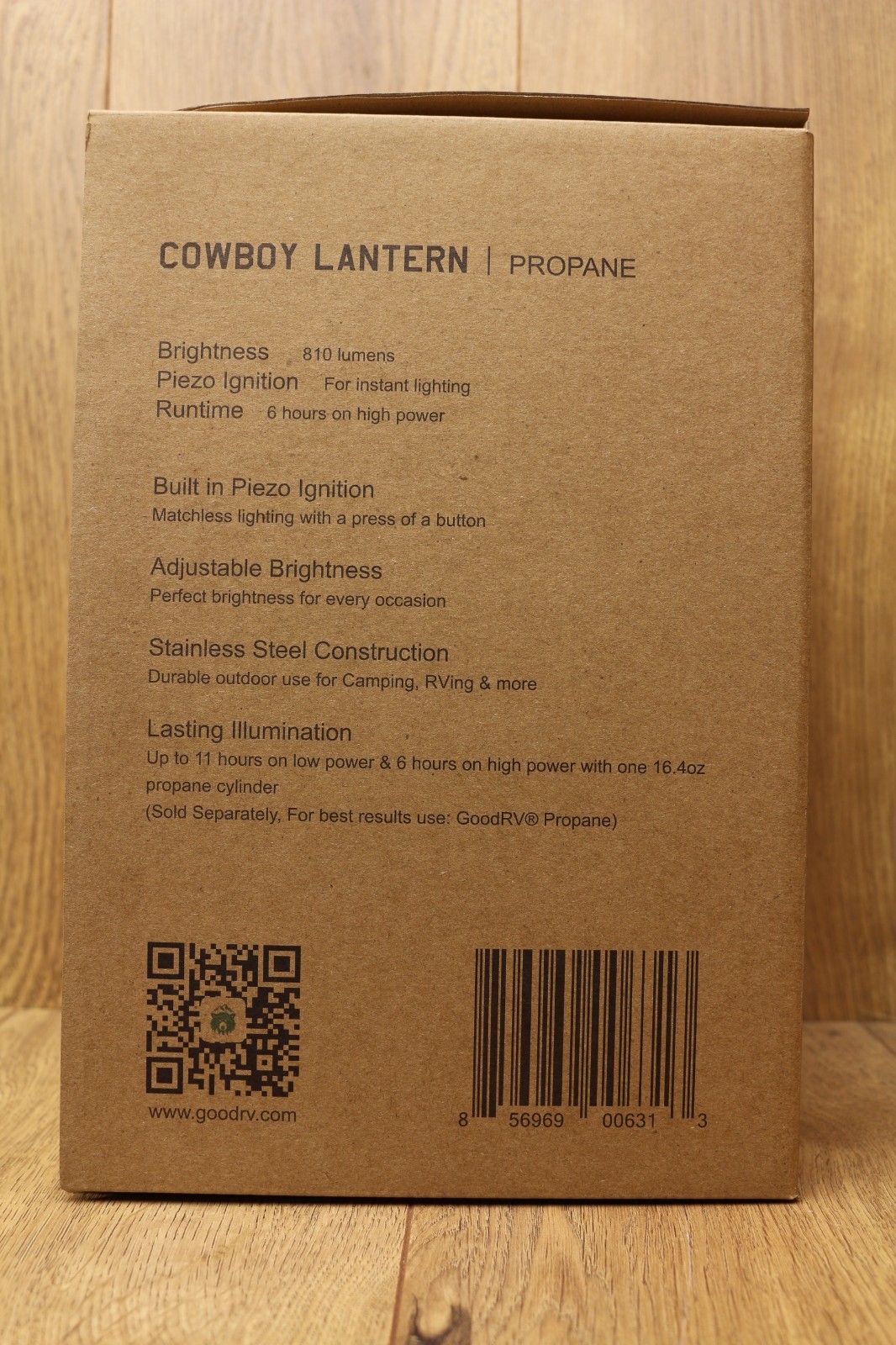 GOOD CAMP COWBOY LANTERN- OUTDOOR PROPANE LANTERN