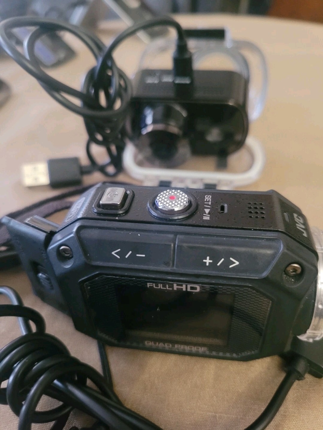 TEN Portable Handheld Camcorders In (Excellent Condition) w/ cords and case