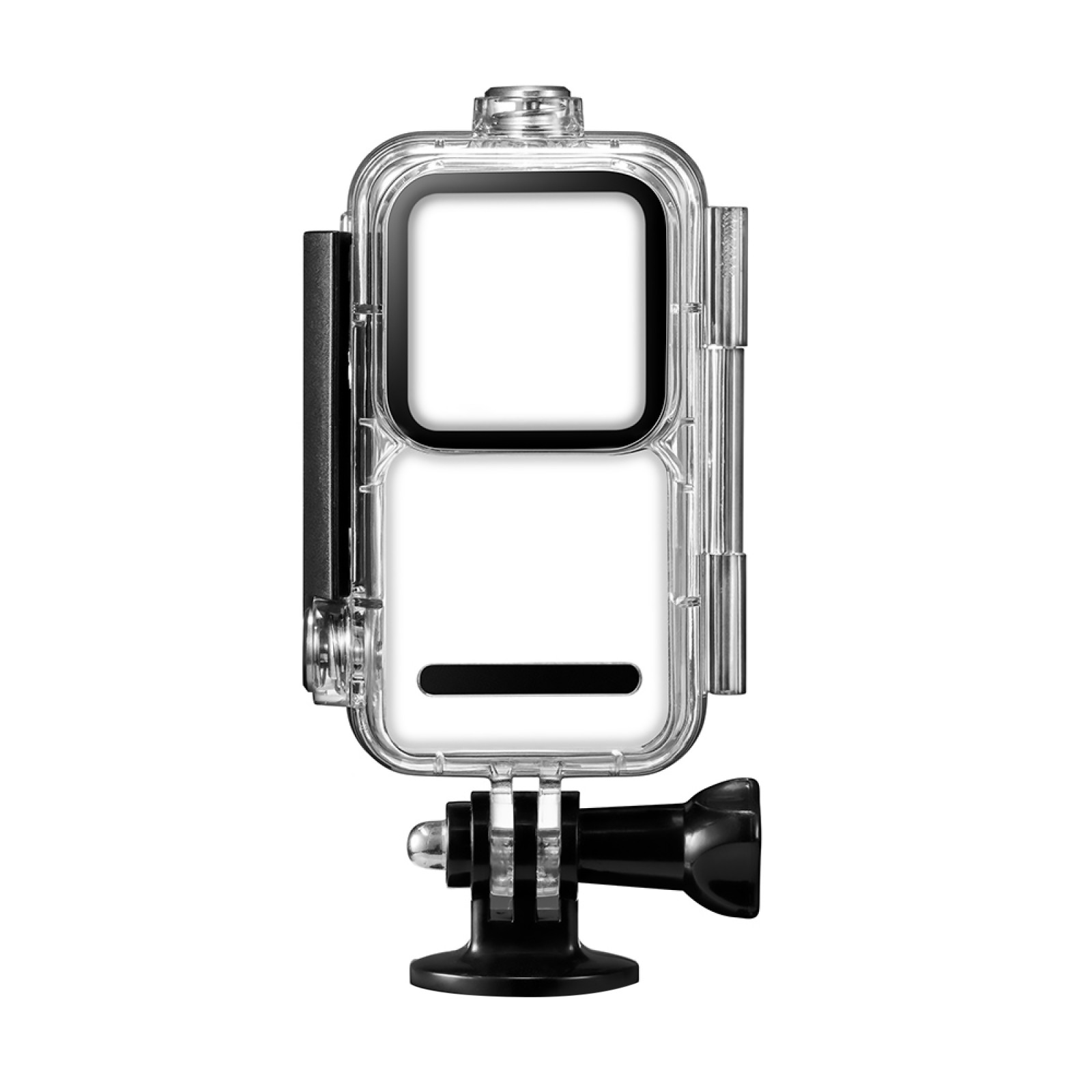 60M Waterproof Surfing Diving Case Camera Housing Shell w/ Base For DJI Action2