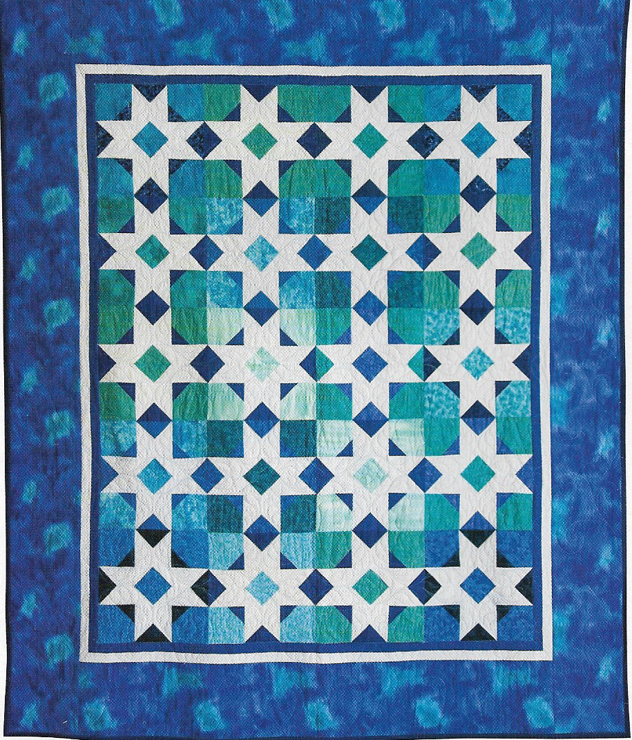Santa Cruz Star Quilt quilting pattern instructions