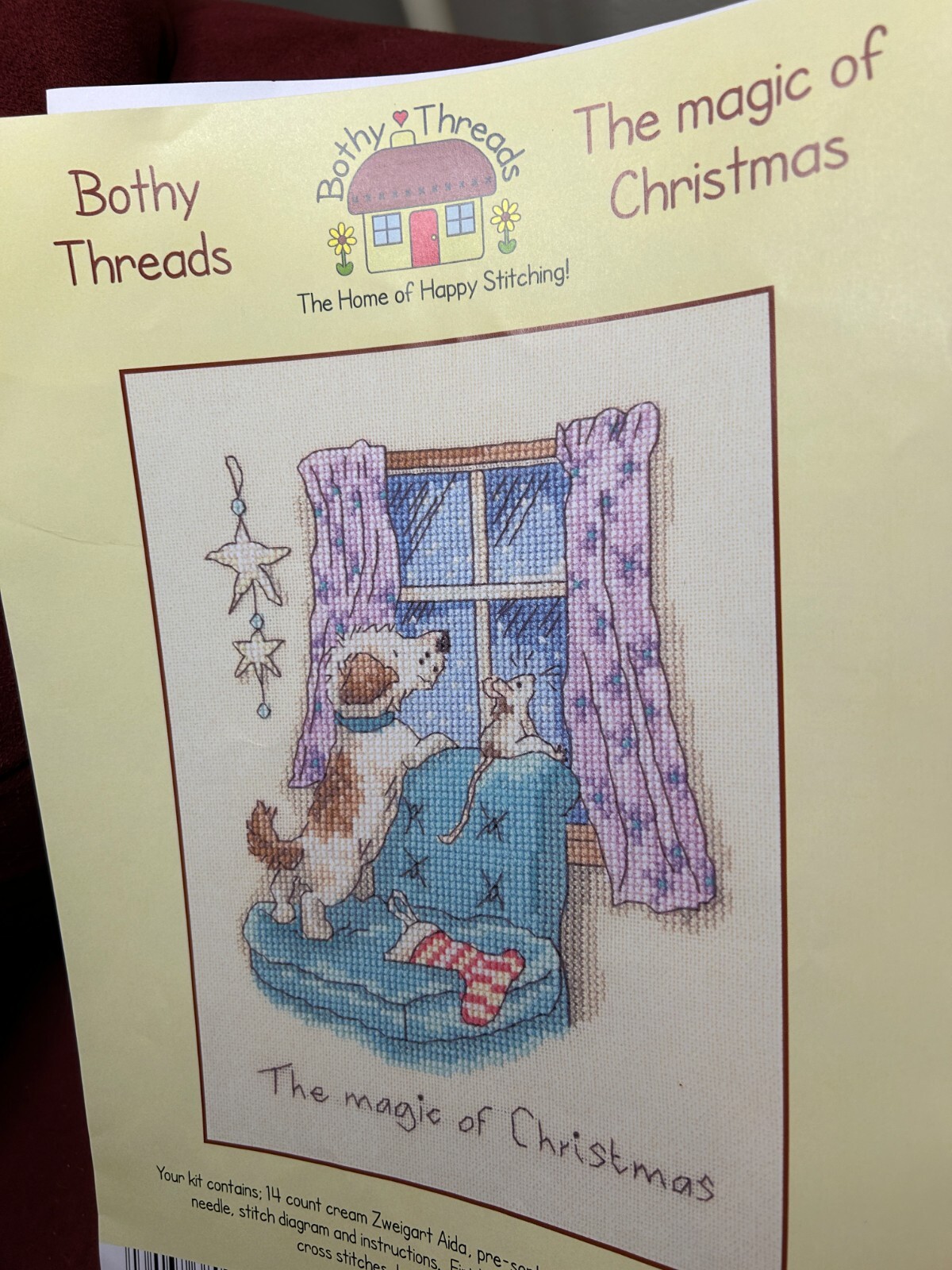 Bothy Threads **Chart & Color Picture Only FROM KIT** The Magic of Christmas